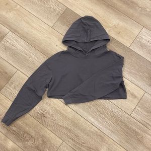 Balera grey cropped dance hoodie hip hop